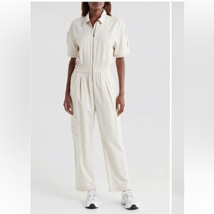 Vuori Cream Jumpsuit